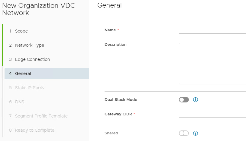 New Routed Network General