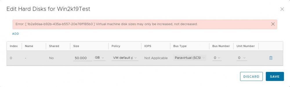 Decrease Disk