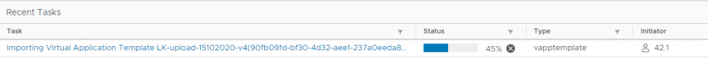 Recent Tasks