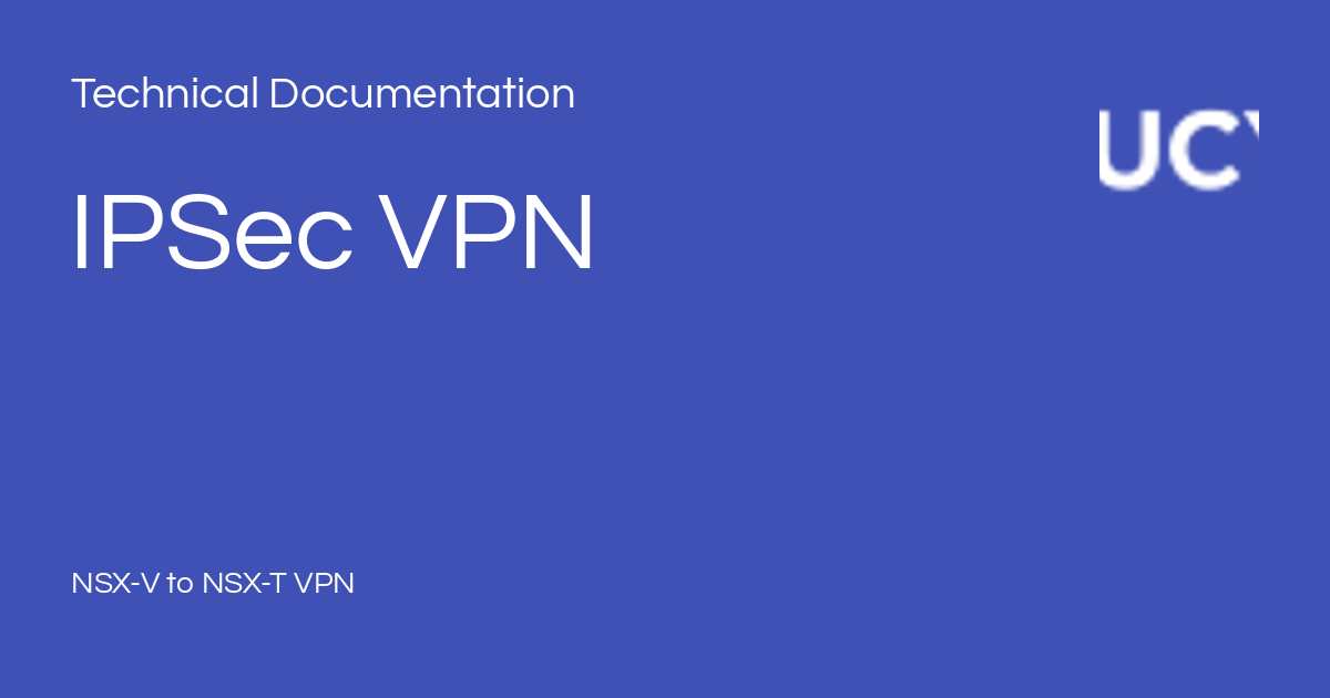 IPSec VPN - Technical Documentation