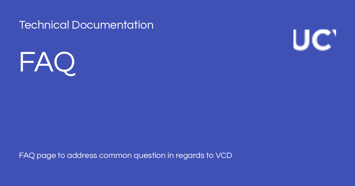 FAQ - Technical Documentation